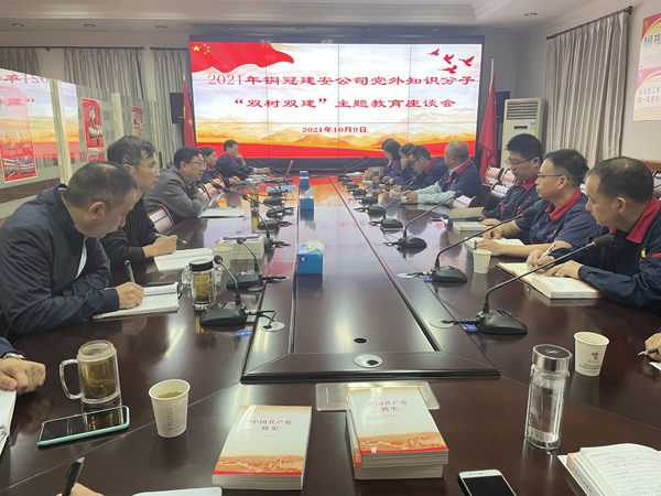 公司召開2021年度黨外知識分子“雙樹雙建”主題教育活動(dòng)座談會(huì)